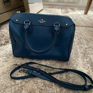 Coach Blue Satchel Bag